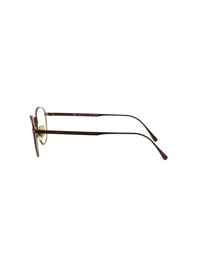 Persol PO5002VT Round Prescription Eyewear Frames, Gold/Demo Lens, 49 mm, Gold/Demo Lens, 49 mm - Image 4