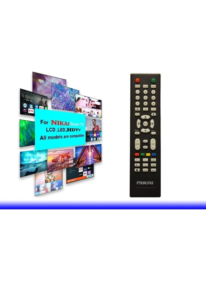 نيكاي جهاز تحكم عن بعد لتلفزيون نيكاي الذكي LED LCD - Image 2