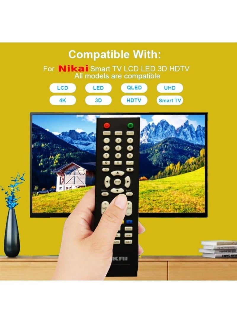 نيكاي جهاز تحكم عن بعد لتلفزيون نيكاي الذكي LED LCD - Image 4