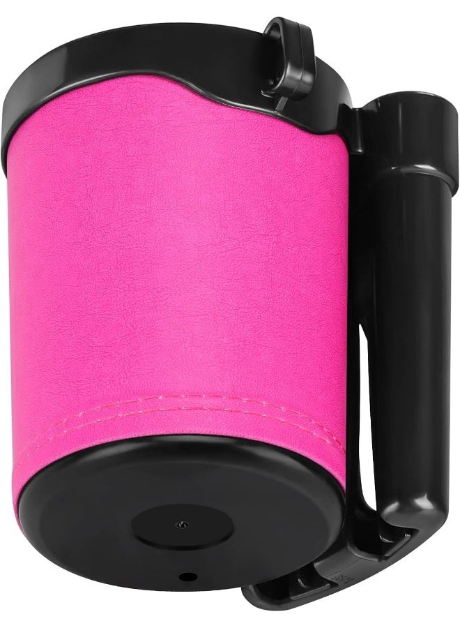 accmor حامل أكواب عربات الأطفال من أكمور مع حامل الهاتف والمفاتيح، 3 في 1 حامل أكواب عالمي للمشروبات زجاجات عربات الأطفال، الدراجات، الكراسي المتحركة، المشايات، السكوترات، أسود وردي - Image 4