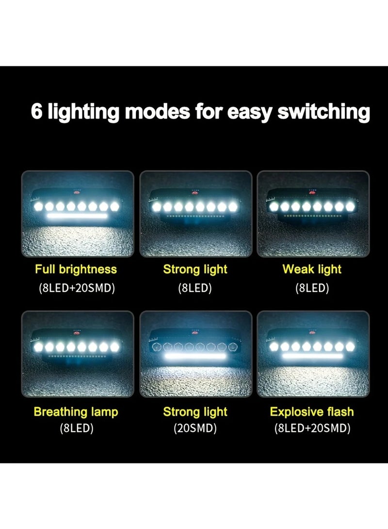 Bike Light,High Lumens Super Bright Bicycle Light, 6 Modes USB Rechargeable Bike Headlight & Tail Light Set, Waterproof Safety Bike Front & Rear Light for Road, Mountain, Night Riding - Image 4