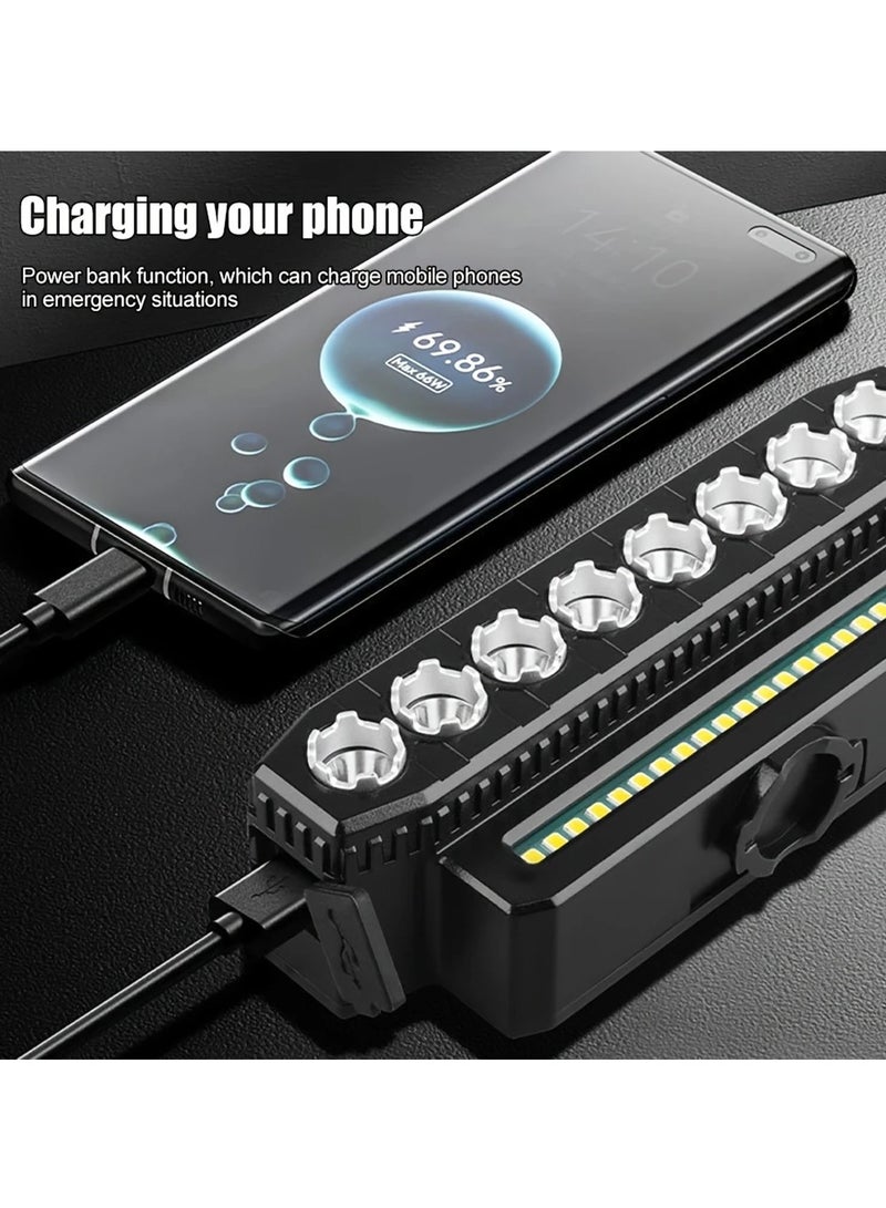 Bike Light,High Lumens Super Bright Bicycle Light, 6 Modes USB Rechargeable Bike Headlight & Tail Light Set, Waterproof Safety Bike Front & Rear Light for Road, Mountain, Night Riding - Image 5