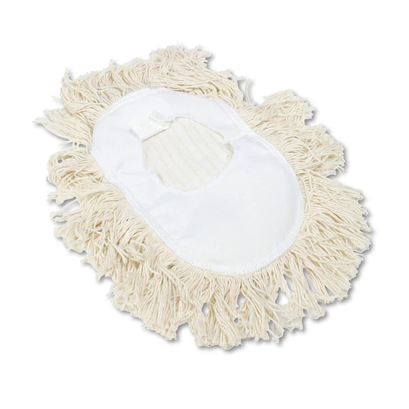 Boardwalk BWK1491 Wedge Dust Mop Head Cotton 1712 x 1312 Width White