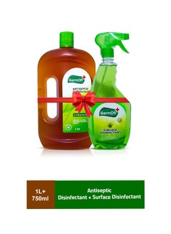 GermOff PROMO- ANTISEPTIC 1LTR+ FREE Surface Disinfectant 750ml  - Image 1