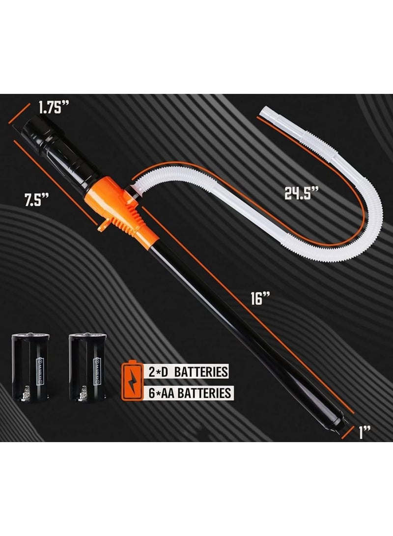 portable electric pump Multi-Function Portable Battery Operated Liquid Transfer Pump Portable Pump for Gas Diesel Water Fuel Water Fish Tank - Image 2