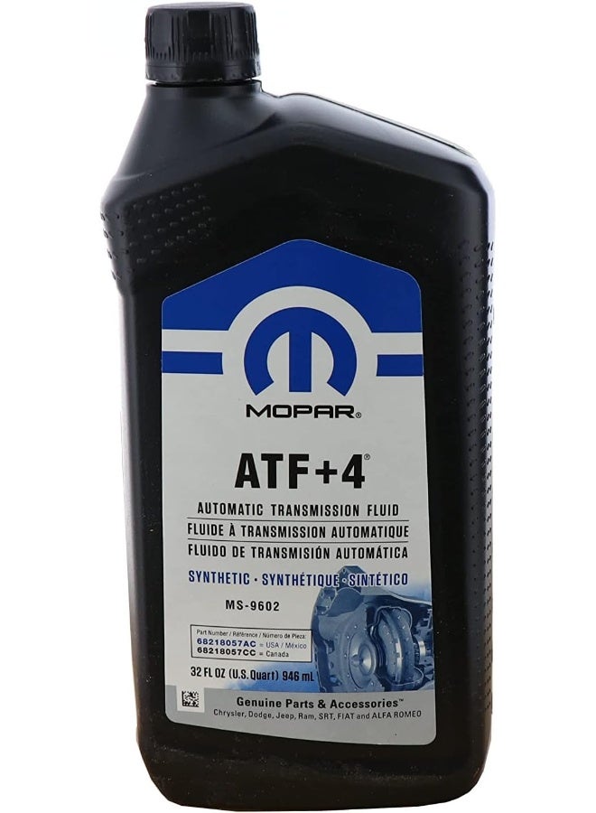 Chrysler ATF+4 Automatic Transmission Fluid - 1 Quart - Image 1