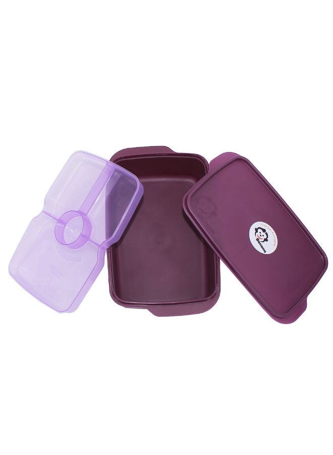 Banana علبة غداء مع فاصل 2 مستويات (1.5 لتر) - Image 2