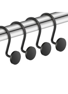Generic Shower Curtain Hooks Set of 12  - Image 1