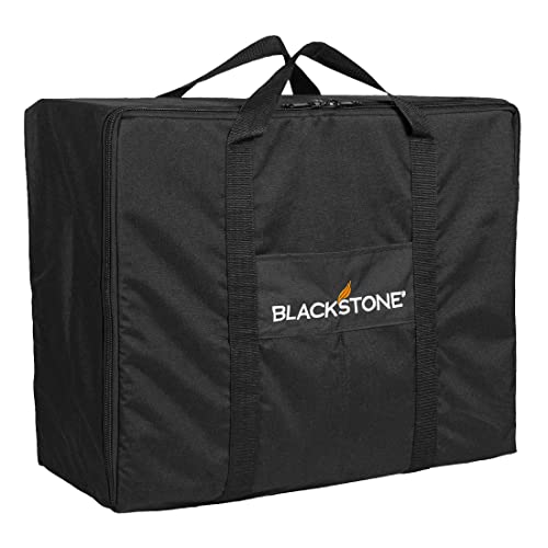 Blackstone 1723 22” Tabletop Griddle Carry Bag, Heavy Duty, Weather Resistant, Griddle Cover, Black. Fits Griddles WITHOUT Hoods or Hard Covers. - Image 1
