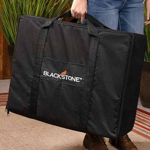 Blackstone 1723 22” Tabletop Griddle Carry Bag, Heavy Duty, Weather Resistant, Griddle Cover, Black. Fits Griddles WITHOUT Hoods or Hard Covers. - Image 2