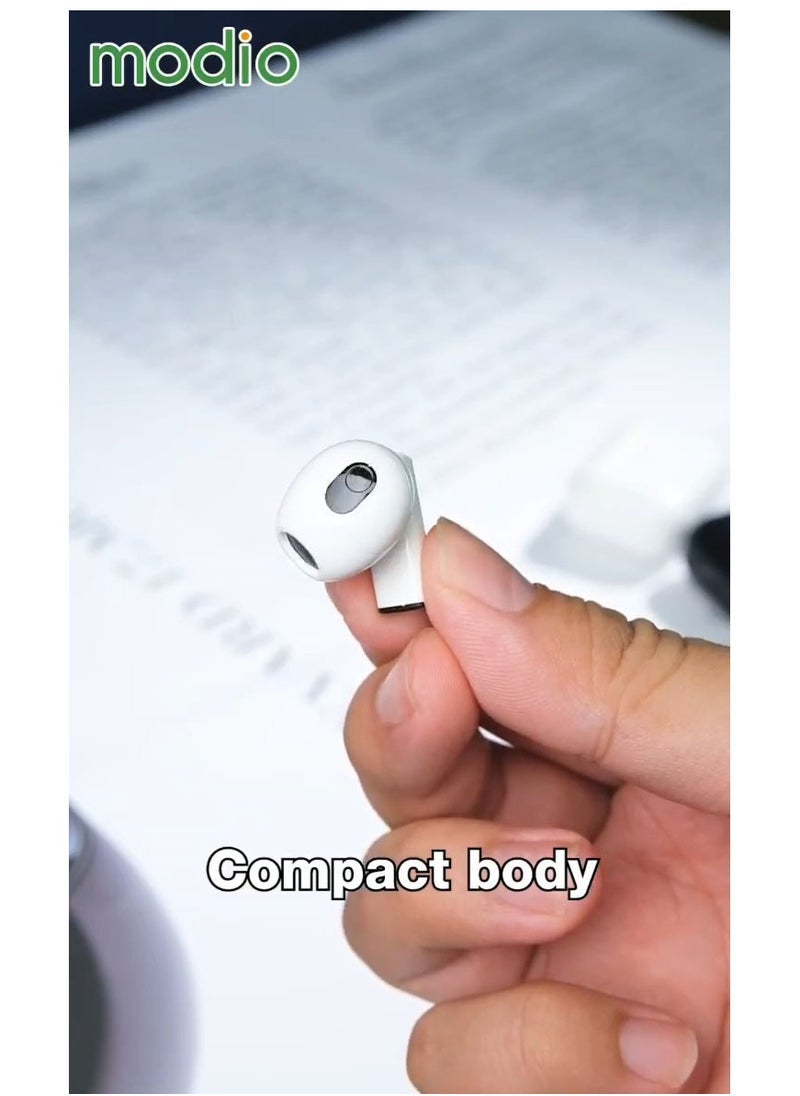 K6 Mini True Wireless Earphones with ENC Noise Reduction | Super Bass Stereo Sound | HD Clear Built-in Microphone | Compact Design for Android & iOS | Long Battery Life | Comfortable Fit for Music, Calls, and Gaming