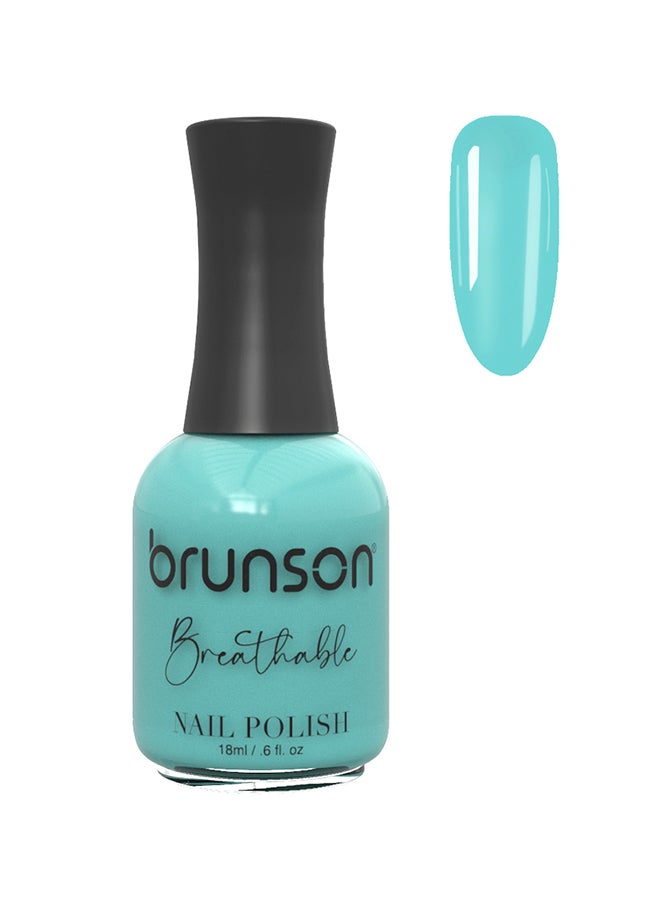brunson Breathable Nail Polish Halal nail polish Wudu friendly Quick-Dry Vegan long lasting but easy peel off   18ml BH325