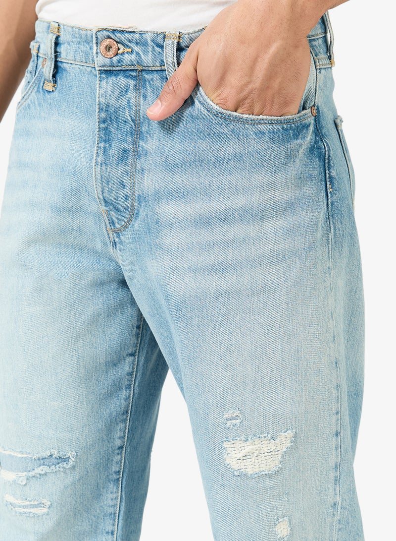 JACK & JONES Ribed Stright Fit Jeans - Image 4