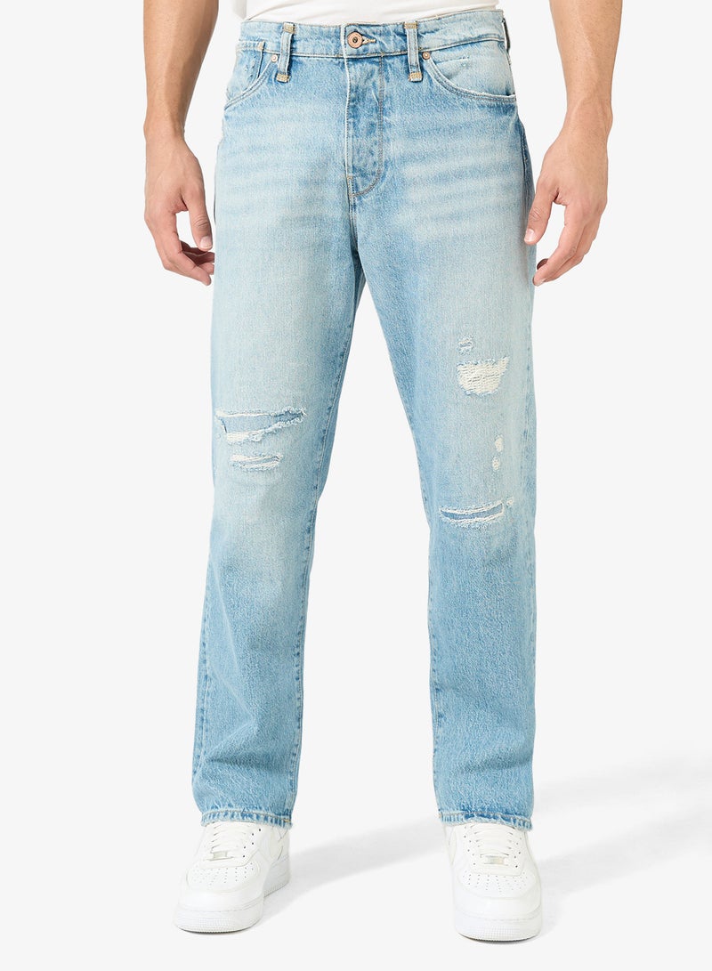 JACK & JONES Ribed Stright Fit Jeans - Image 1
