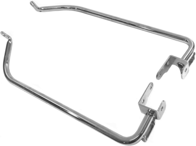 Eagle Skull Chrome Saddlebag Support Kit Brackets Mount for Harley Davidson Touring 2014-2020 - Image 1