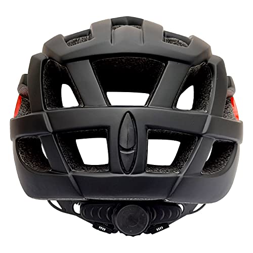 FabSports Matte Finish Adjustable Cycling Helmet for 10 Years Kids to Adults, Integrally-Molded & Light-Weight with Detachable Visor - Image 2