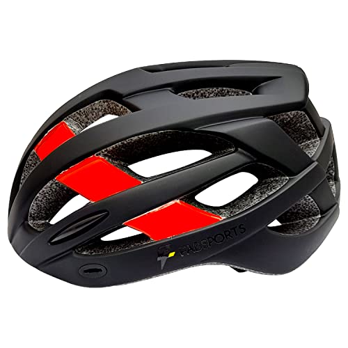 FabSports Matte Finish Adjustable Cycling Helmet for 10 Years Kids to Adults, Integrally-Molded & Light-Weight with Detachable Visor - Image 3