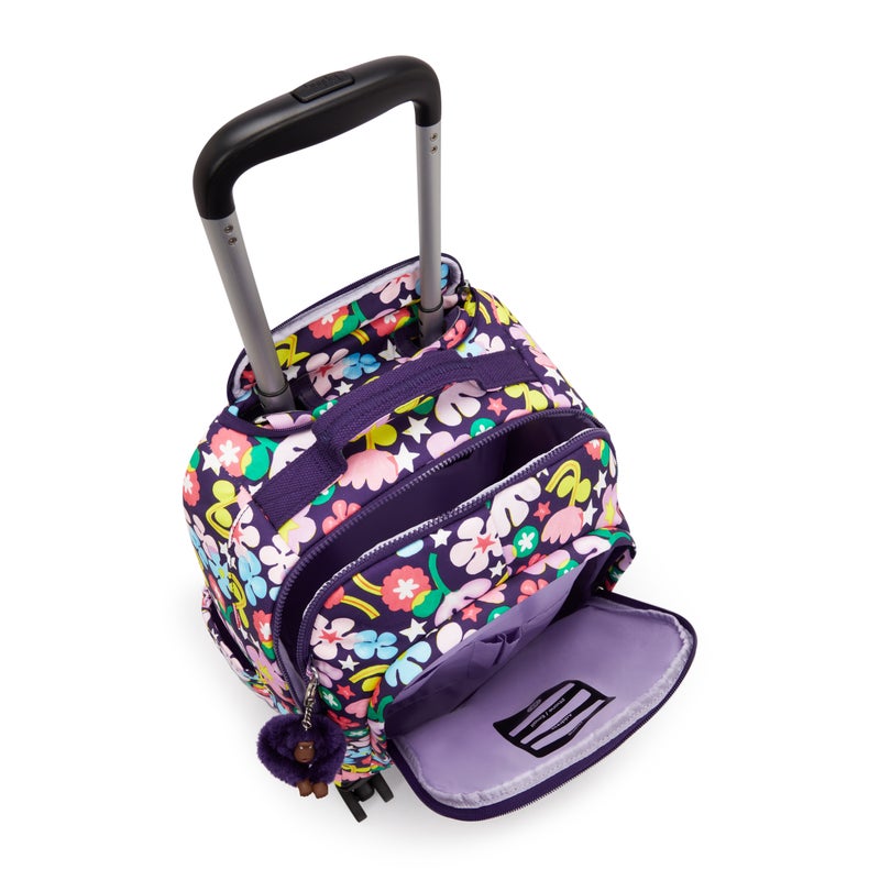 Kipling  New Zea Fairy Flower Large Wheeled Backpack with Laptop Compartment I4674-9MO - Image 3