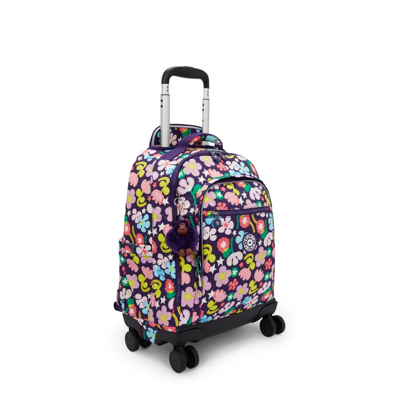 Kipling  New Zea Fairy Flower Large Wheeled Backpack with Laptop Compartment I4674-9MO - Image 5
