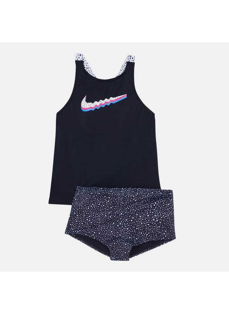 Nike Kids' Water Dots Crossback Tankini Two-Piece Swimsuit