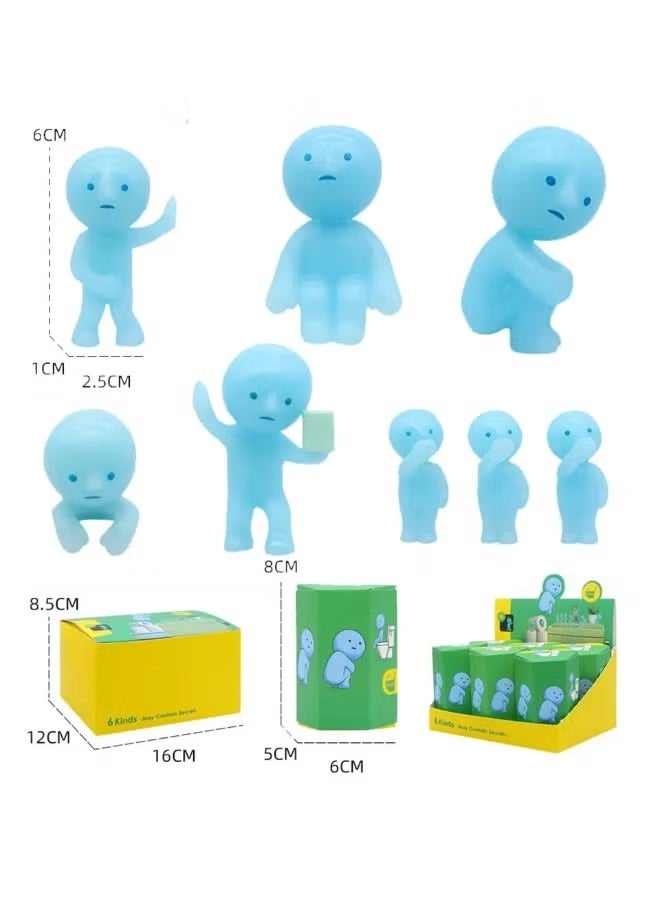 Smiski [1pc - High Quality] Smiski Toilet Series Glow-in-the-Dark Creature (Blind Box Edition) - Image 5
