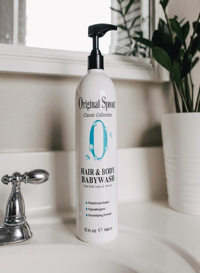 Original Sprout Baby Shampoo and Body Wash, Hypoallergenic Formula with Organic Calendula & Rosemary for Sensitive Hair & Skin, 32 oz. Bottle - Image 3