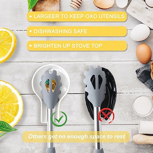 HAPPY KIT Spoon Rest - Lemon Spoon Rest for Stove Top for Cooking Spoons Spatula Lemon Kitchen Decor Ceramic Spoon Holder for Kitchen Counter with Gift Box Ready - Image 3