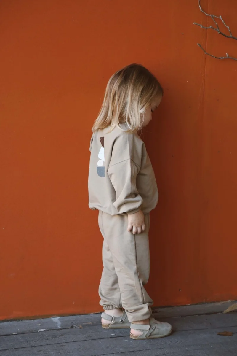 Ohlala Koala Mink Back Printed Seasonal Tracksuit Set