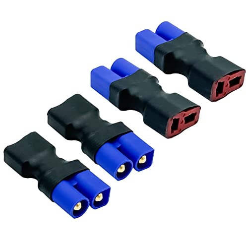 FLY RC 4 Pcs T Female Plug EC3 Male Connector Plug Adapter for Lipo Battery - Image 1