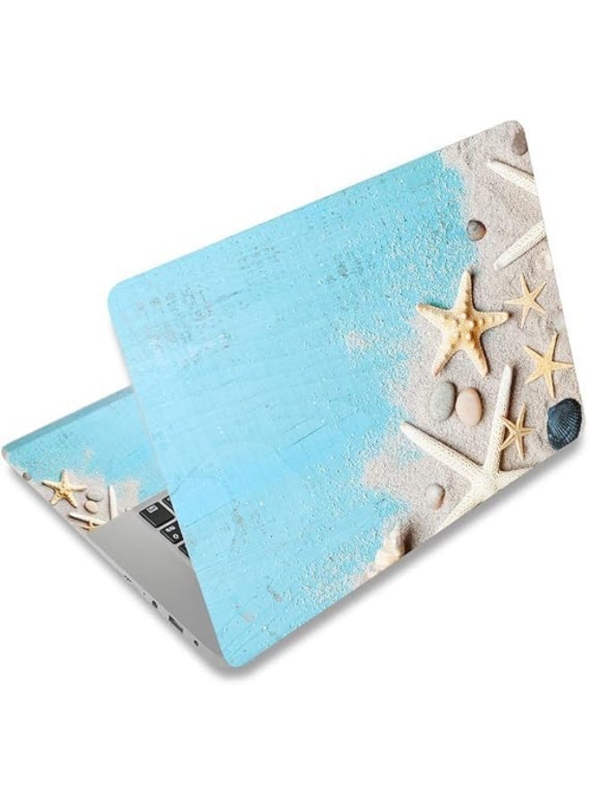 Home Trove Laptop Skin Sticker Decal For HP Samsung Dell Apple Acer Lenovo Sony Asus Laptop Notebook 12" 13" 13.3" 14" 15" 15.4" 15.6" Protector Cover (Sea)