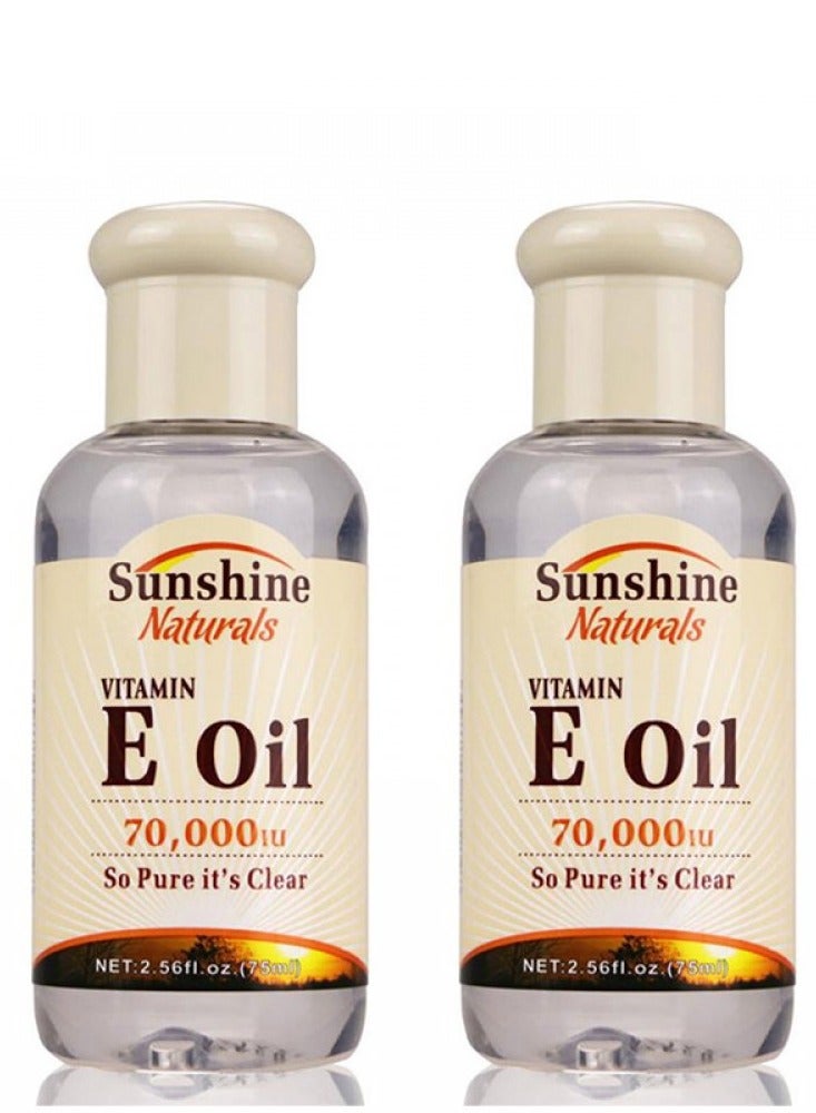 Sunshine Naturals Two Pieces of Vitamin E oil 75 ml - Image 1