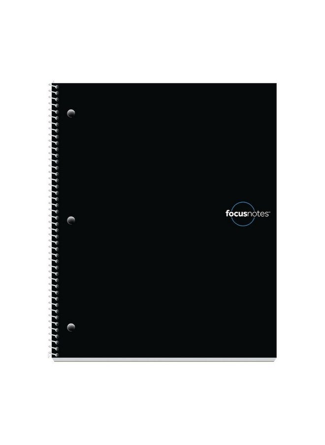 TOPS Oxford FocusNotes Note Taking System 1-Subject Notebook, 11 x 9 Inches, White, 100 Sheets (90223) - Black  - Image 1