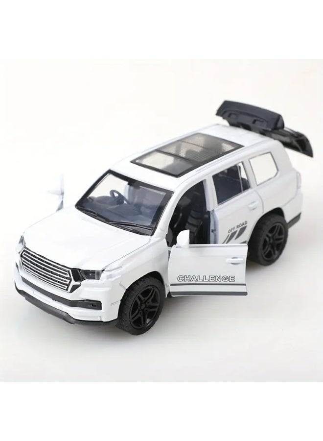 MUMS PLANET Metal Diecast Model Car with Opening Doors - White Diecast Car - Realistic Miniature Model, Accurate Scale, for Kids and Collectors - High Quality Toy - Car Toy-Gift for children-children's entertainment game-toy cars- children's cars-car games-children's games-car - Image 3