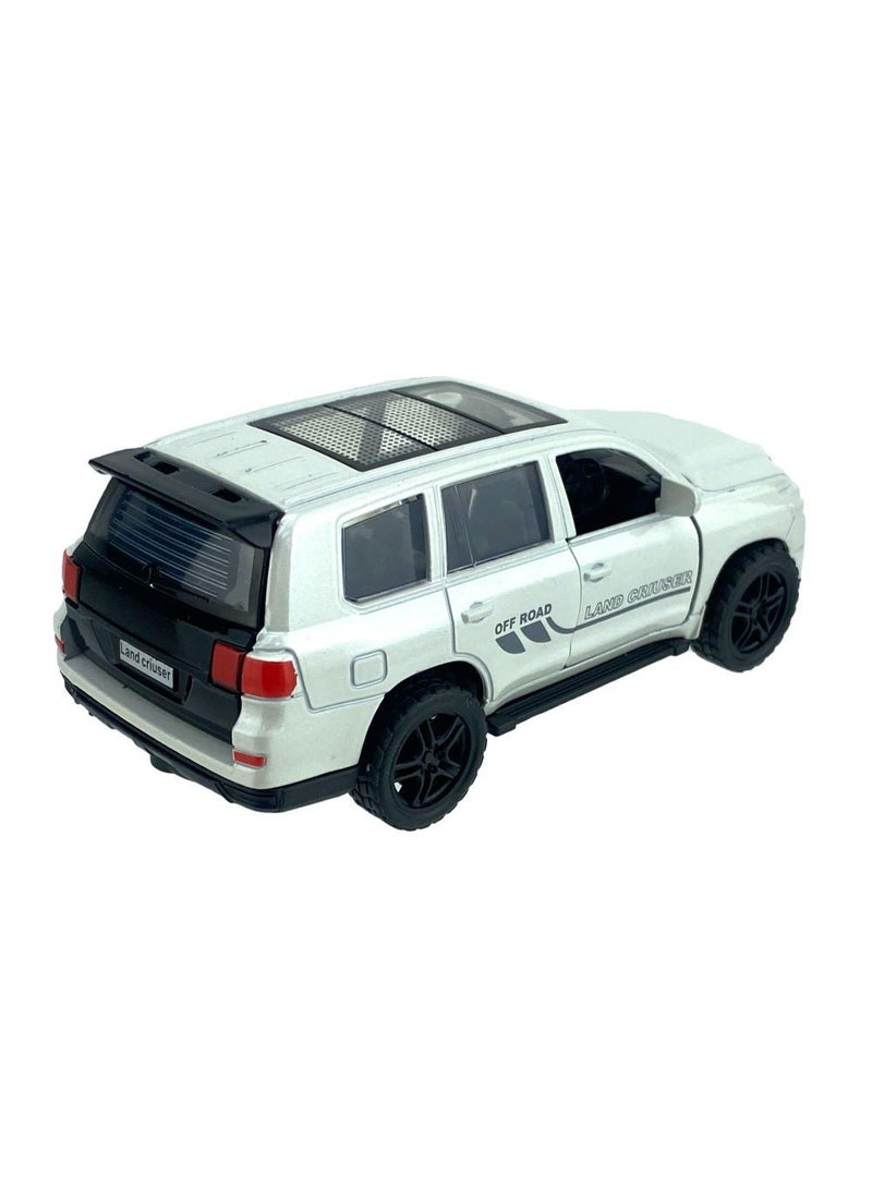 MUMS PLANET Metal Diecast Model Car with Opening Doors - White Diecast Car - Realistic Miniature Model, Accurate Scale, for Kids and Collectors - High Quality Toy - Car Toy-Gift for children-children's entertainment game-toy cars- children's cars-car games-children's games-car - Image 5