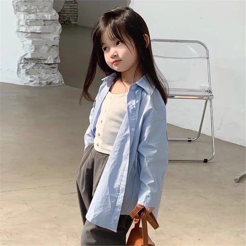 Girl'S Casual Shirt Girl'S Korean Style Girl'S Style Shirt Baby'S Stylish Top - Image 4
