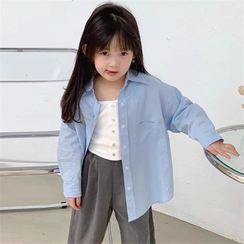 Girl'S Casual Shirt Girl'S Korean Style Girl'S Style Shirt Baby'S Stylish Top - Image 2