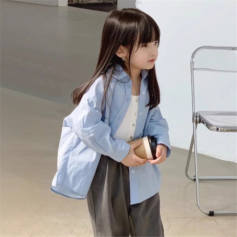 Girl'S Casual Shirt Girl'S Korean Style Girl'S Style Shirt Baby'S Stylish Top - Image 3