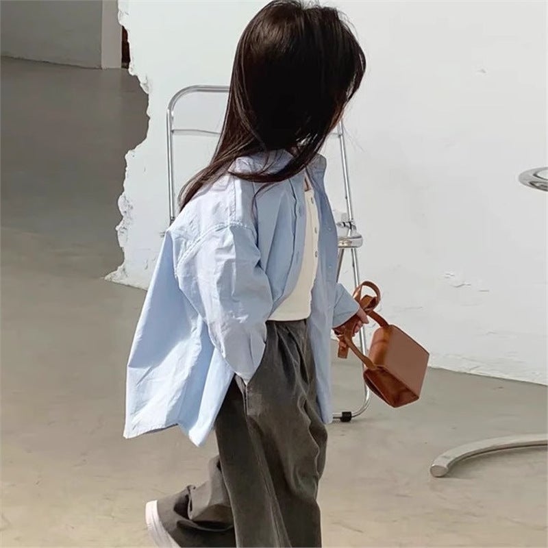Girl'S Casual Shirt Girl'S Korean Style Girl'S Style Shirt Baby'S Stylish Top - Image 5
