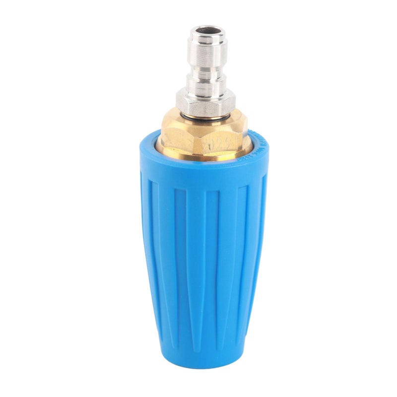 025 Size 1 4 Inch Quick Connect Turbo Nozzle High Pressure Washer Rotating Nozzle 3000 PSI Brass Stainless Steel - Image 2