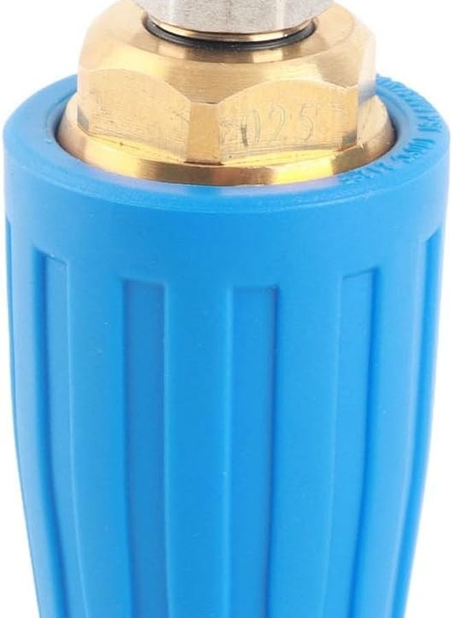 025 Size 1 4 Inch Quick Connect Turbo Nozzle High Pressure Washer Rotating Nozzle 3000 PSI Brass Stainless Steel - Image 1