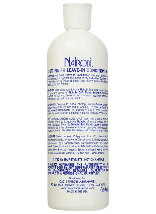 Nairobi - Soft Finish Leavein Conditioner 16 Ounce - Image 1