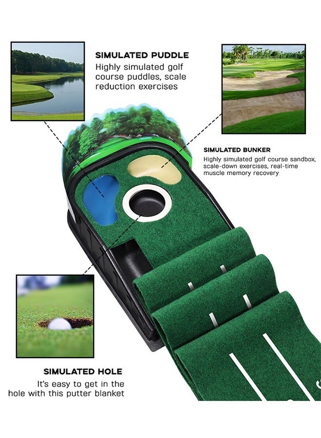 Putting Green: Perfect Your Golf Skills with Realistic Home Practice - Improve Your Putting Stroke, Lower Your Scores, and Enjoy Convenient, Training Anytime, Anywhere! - Image 2