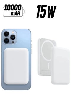 MagSafe Wireless Portable Power Bank Charger - 10,000 mAh Battery for Fast, On-the-Go Charging