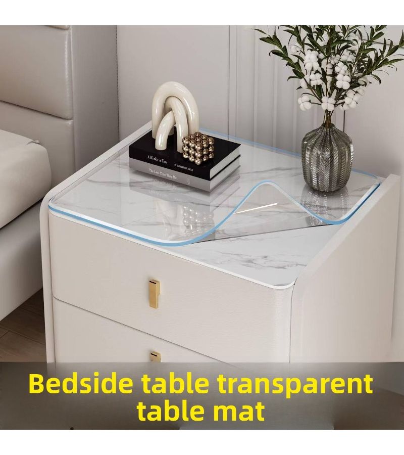 Frosted PVC Clear Table Mat 15.75x23.62 Inch Heat Insulating Protector - Image 2