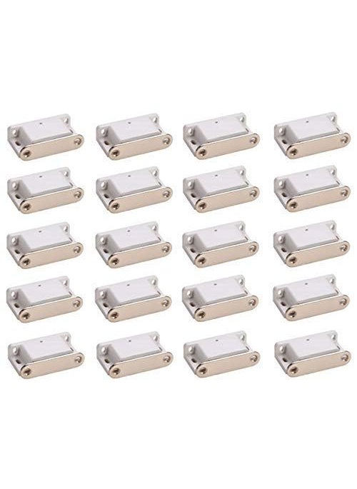 Combo Pack of 20 Pcs Door Catcher Magnet Size No2 OffWhite 