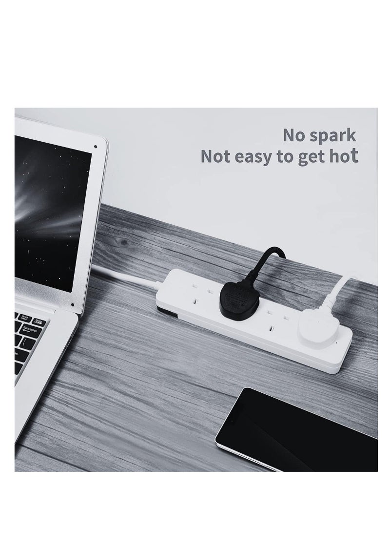 Sintro 4-way power Extension Cord 4 Universal Outlets with 3m long wire, 4 UK Plugs Electrical Power Strips, Extension Socket for Home & Offices heavy duty usage - Image 4