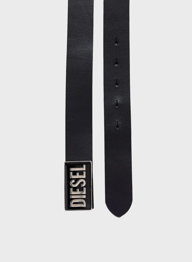 DIESEL Logo Allocated Hole Belt