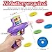 Sumind 2 Pcs Foam Disc Shooter Disc Launcher Zip Shot Shooter Blasters for Birthday Gifts Family Gatherings Games Outside Yard Activities RedPurple - Image 4