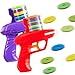 Sumind 2 Pcs Foam Disc Shooter Disc Launcher Zip Shot Shooter Blasters for Birthday Gifts Family Gatherings Games Outside Yard Activities RedPurple - Image 2
