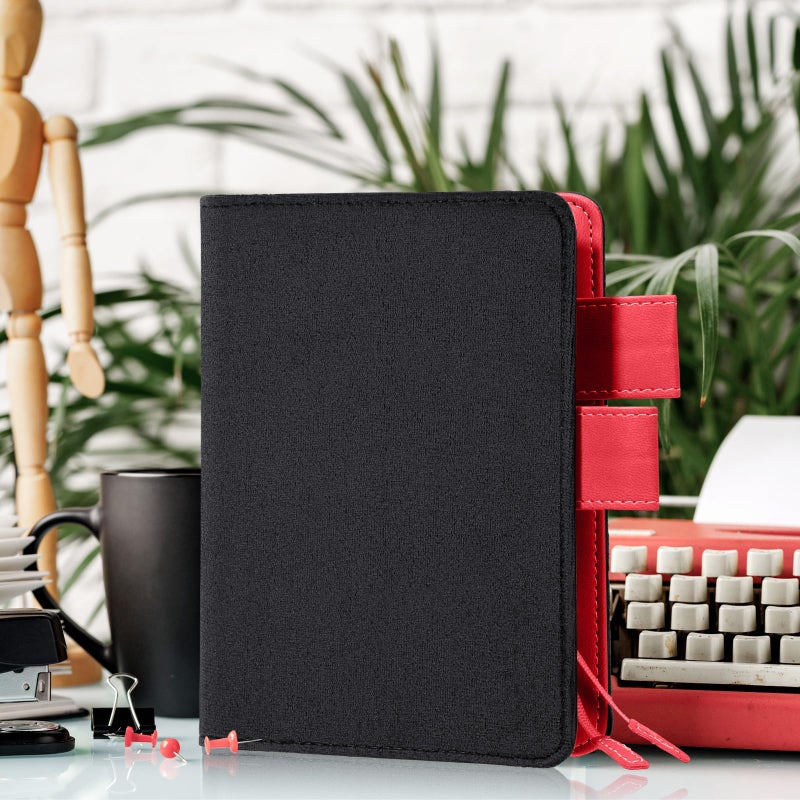 Fullhawl Velvet Cover for A5 Notebooks Planner Cover for Weeks Cousin A5 Planner Inserts & Refill Paper 6.4 x 9 Inches Refillable Notebook Cousin for Student - Image 3